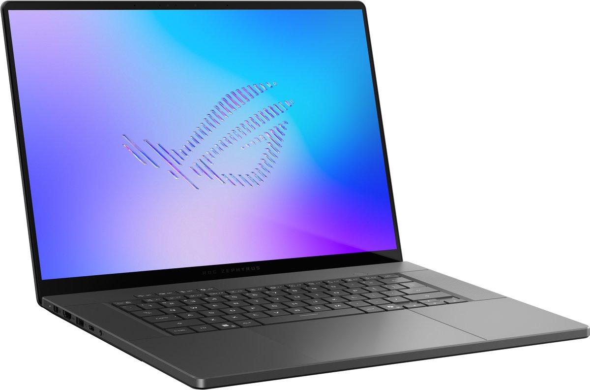 ASUS ROG Zephyrus G16 GU606AR-TB107W - 16" - OLED - Intel Core Ultra 9 386H - NVIDIA GeForce RTX 5070 Ti - 32 GB DDR5 - 1 TB SSD - Windows 11 Home - Qwerty - Grijs thumbnail 4