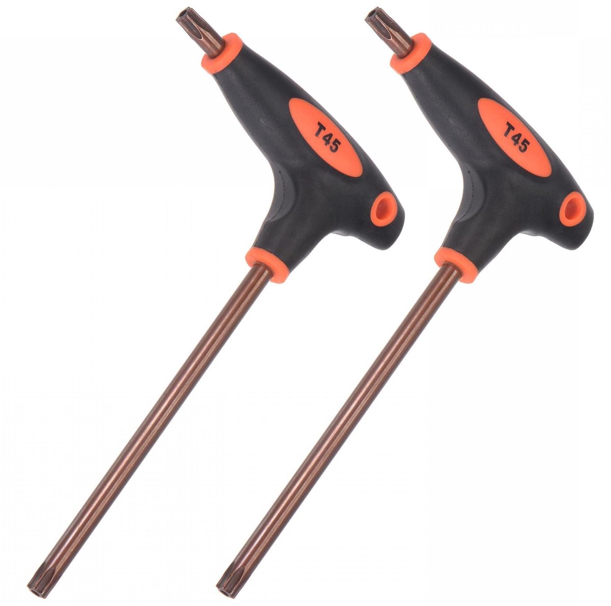 Dailygoods- Torxsleutel T45 - Anti Sabotage - T-handvat - Dual End - Moersleutel - S2 Staal - Set van 2 Stuks