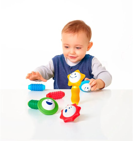 SmartMax My First Sounds & Senses - Magnetisch Sensorisch Speelgoed - 8-Delige Bouwset met Geluid en Structuur - Educatief Speelgoed voor Peuters - Vanaf 1 Jaar