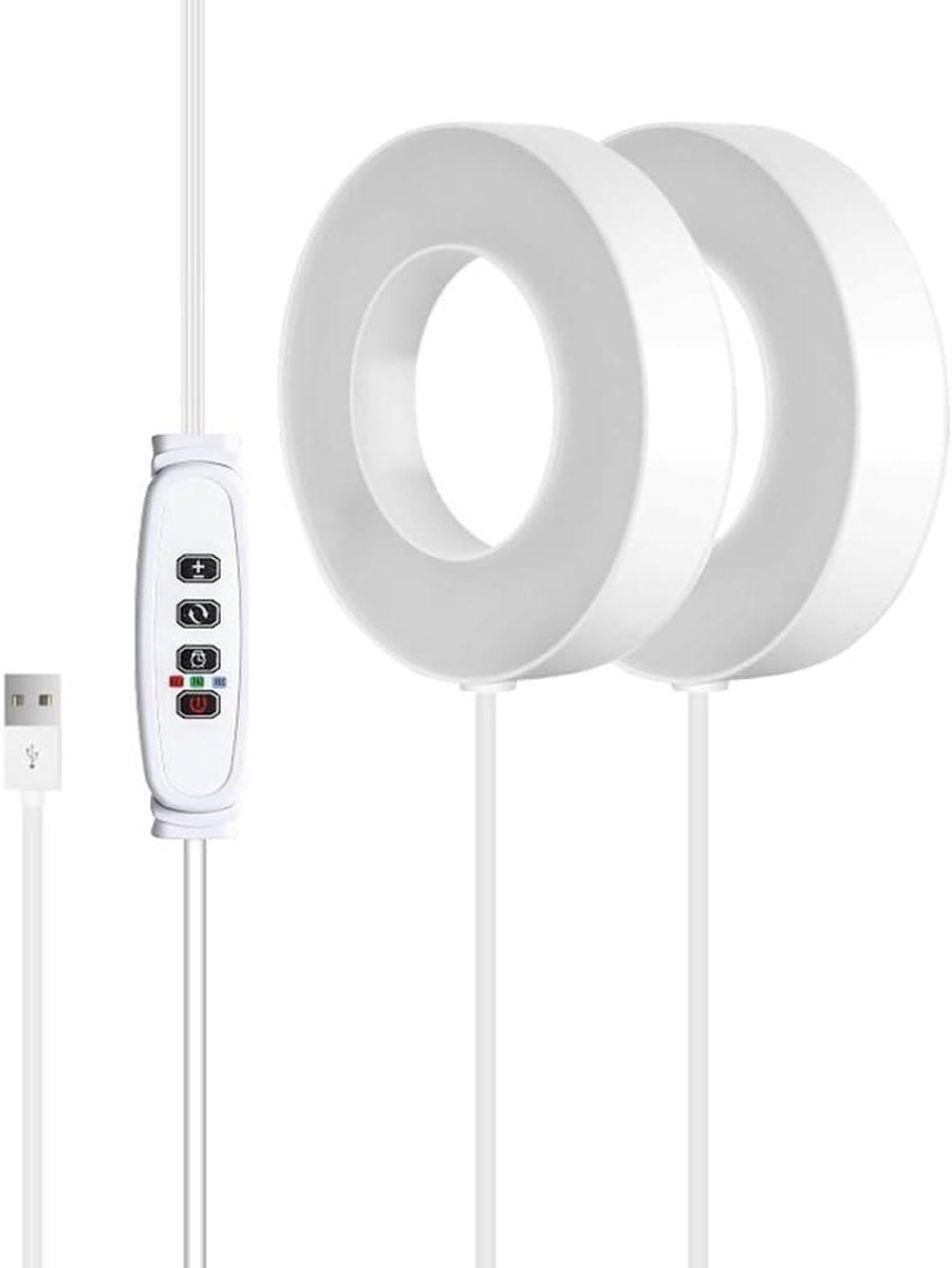 LED Kweeklamp - Plantenlamp Groeilamp - Planten Binnen Kweken - Volledig Spectrum Licht - 10 Dimbare Niveaus - Wit