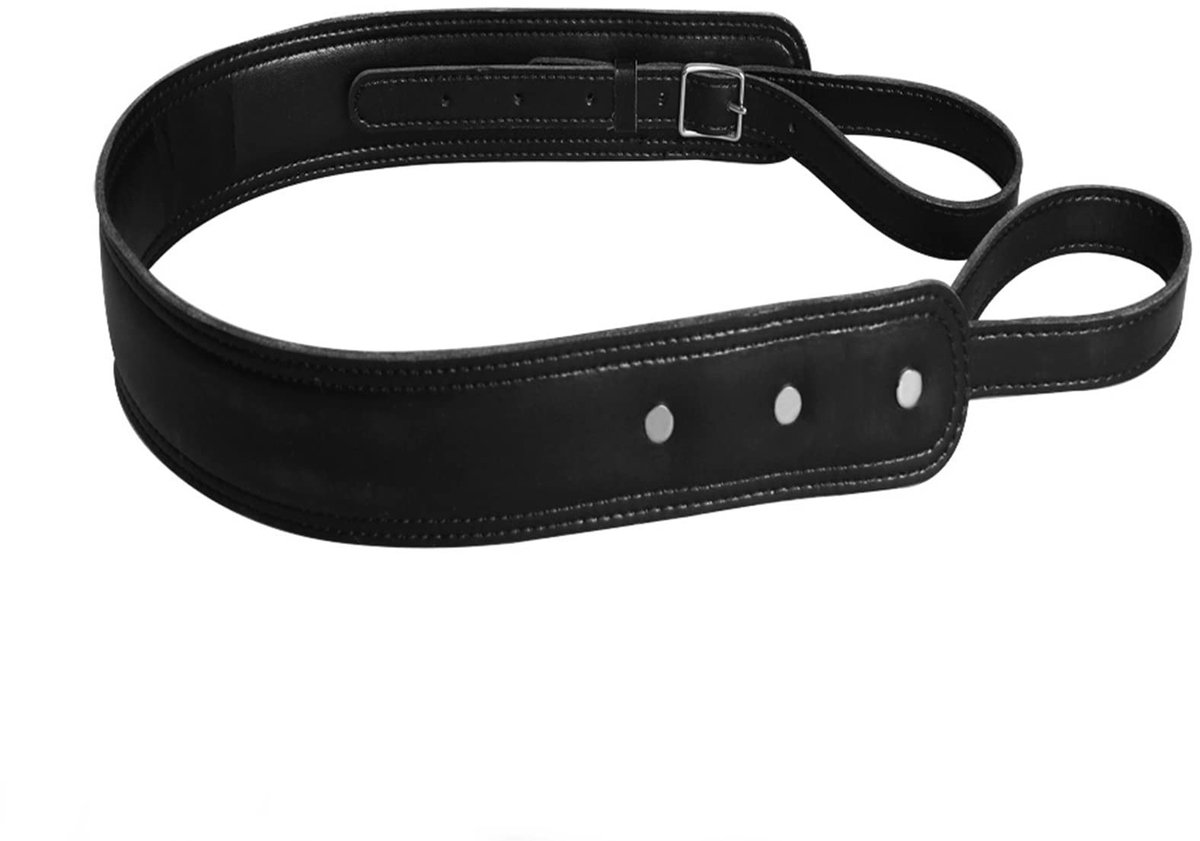 Dailygoods - PU-lederen schouderriem - Verstelbare lengte - Versterkte tuba-riem - Zwart - Comfortabel en duurzaam - Geschikt voor blaasinstrumenten