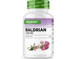Vit4ever Valeriaan - 500 Tabletten - 1000 mg per Dagdosering (Valeriana Officinalis) - Echte Valeriaanwortel - Meer dan 8 Maanden Voorraad - Zonder Onnodige Toevoegingen, Hooggedoseerd, Vegan
