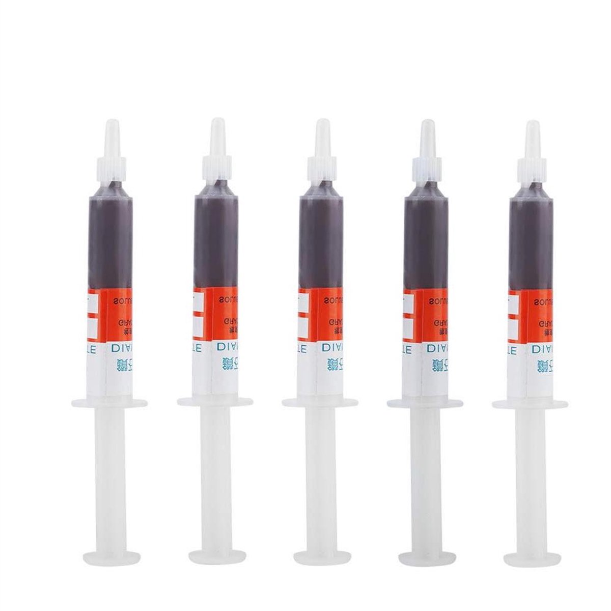 Diamant polijstpasta - Lapping compound - Precisie polijsten - Uitgebreid korrelbereik - 5 stuks - Niet gespecificeerd