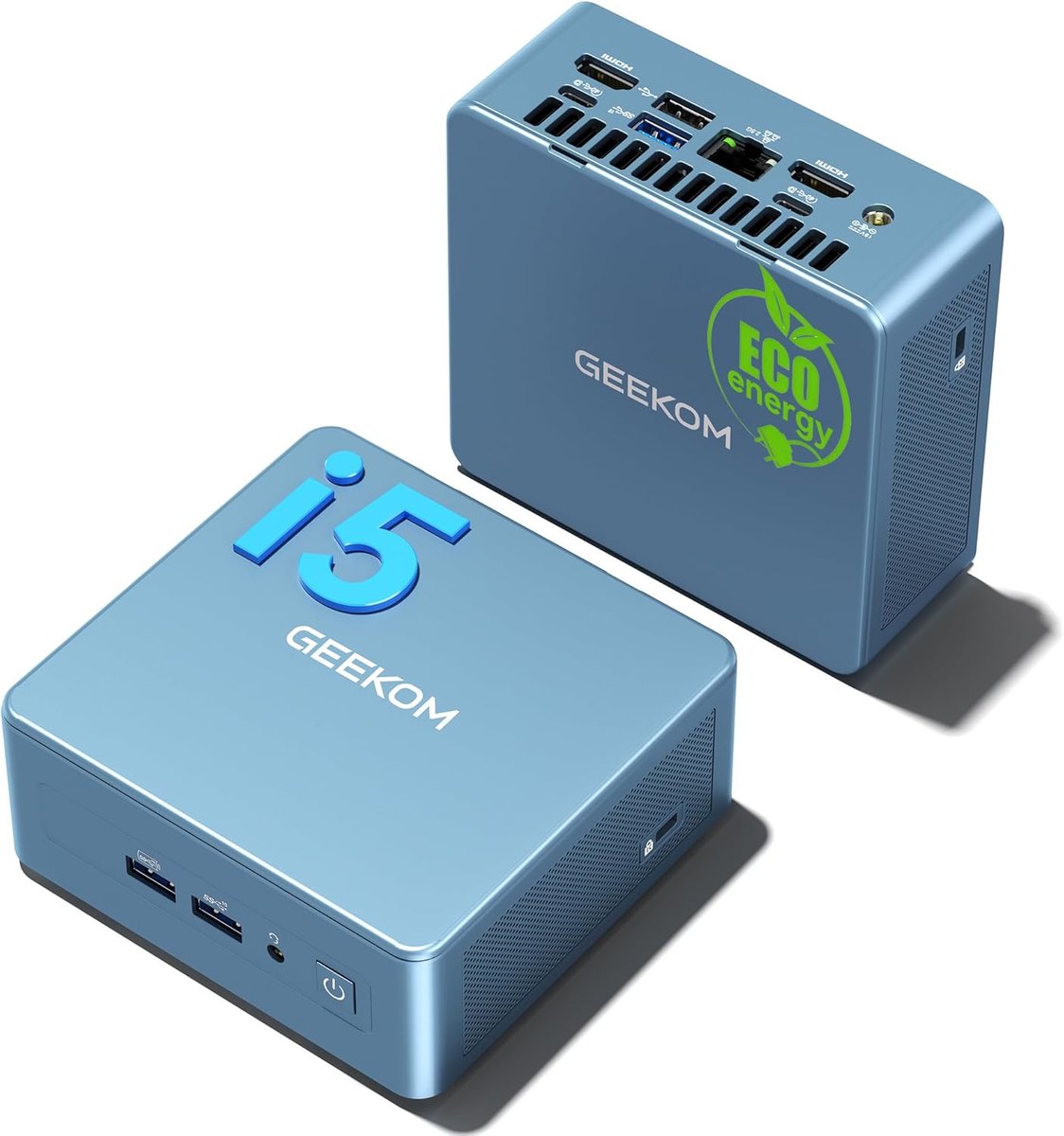 GEEKOM Mini IT12 Mini PC, Mini PC met Windows 11 Pro,NUC12 i5-12450H (8 kernen, 12 threads, tot 4,4 GHz), 16 GB DDR4 512 GB SSD ,Mini Computer - 8K | USB4 | WiFi,Game PC,pc voor games en kantoor,mini-computer