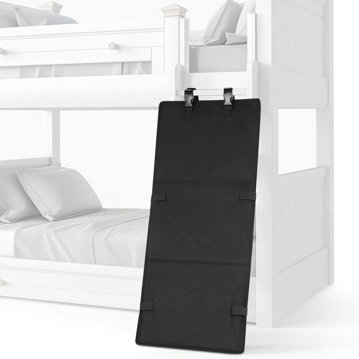 Bunk Bed Ladder Guard - Ladder Pad Veiligheid - Veilig Klimmen - Verbeterde Veiligheid - 80 x 38 cm - Zwart
