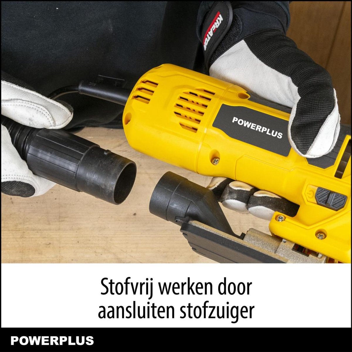 Powerplus elektrische decoupeerzaag POWXBOX030 - 750W zaagmachine - 3000min-1 - gereedschap met 10 acc. – foto 7