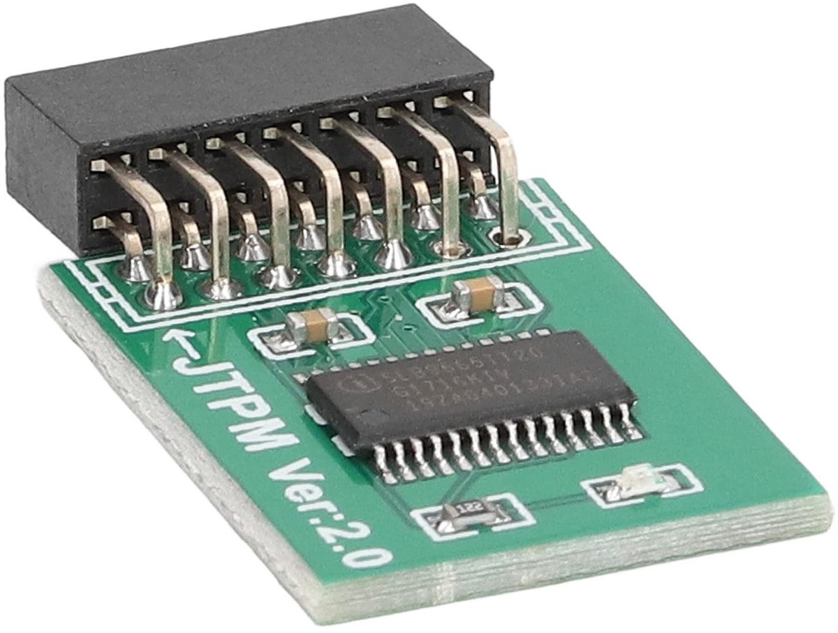 Dailygoods- TPM-module 14-pins - Sterke Codering - Compatibel met Intel/AMD - Ondersteuning voor Z890/Z790/Z590 - Beveiligingsmodule - Geschikt voor 12e tot 14e generatie