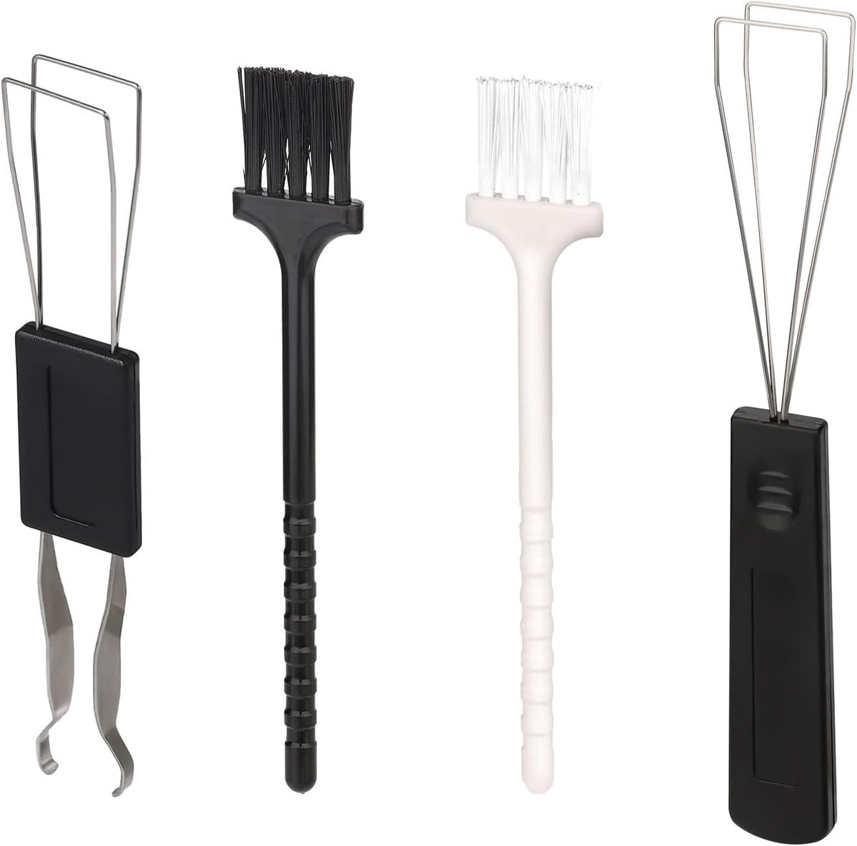 Dailygoods- Toetsenbordreinigingsgereedschap 5-delig - Toetsverwijderaar - Borstels - Ergonomisch ontwerp - Robuust materiaal - Voor eenvoudige reiniging - Toetsenbordreinigingsset