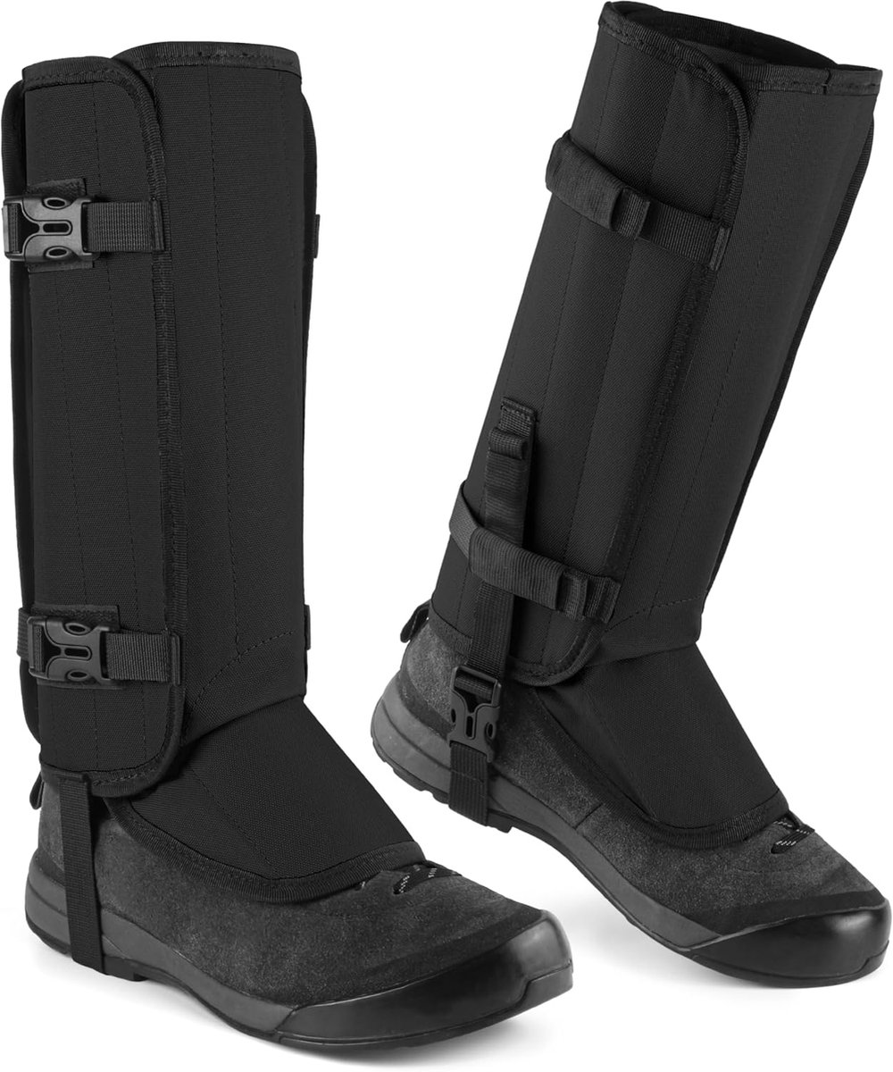 VHV Beenkappen Gamaschen Outdoor beenkappen Waterdicht Oxford Verstelbaar Voor wandelen outdoor en werken Voor heren en dames Zwart