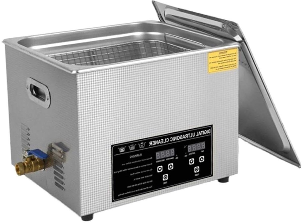 Ultrasone Reiniger - Reinigingsmachine Wasmachine - Sieraden Reinigen - Krachtige 40kHz Transducer - 2L - Zilver