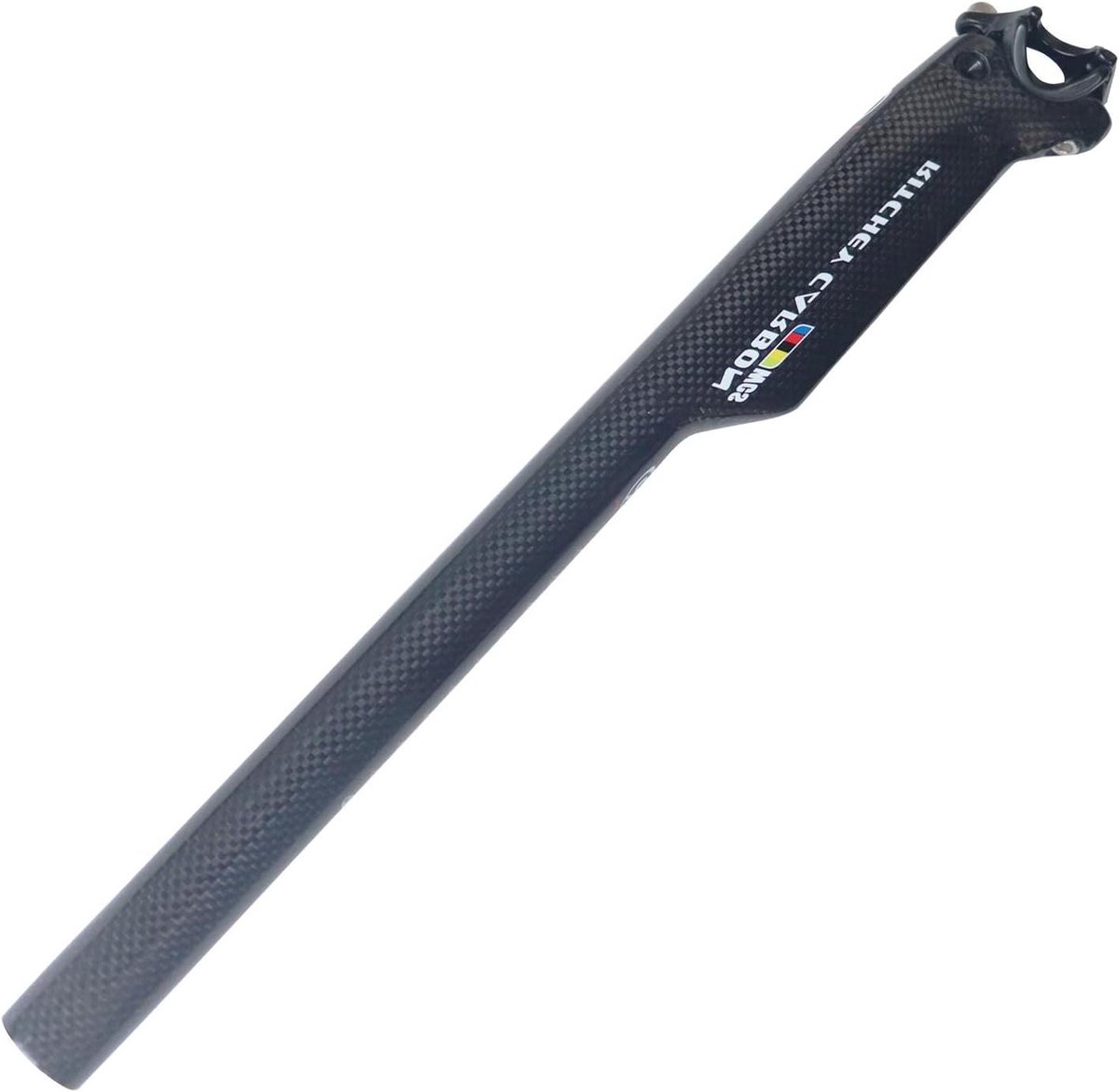 Fiets Zadelpen - Zadelpen Onderdeel - Fietsen Onderhoud - Hoge Sterkte Koolstofvezel - 30.8x400mm - Glans