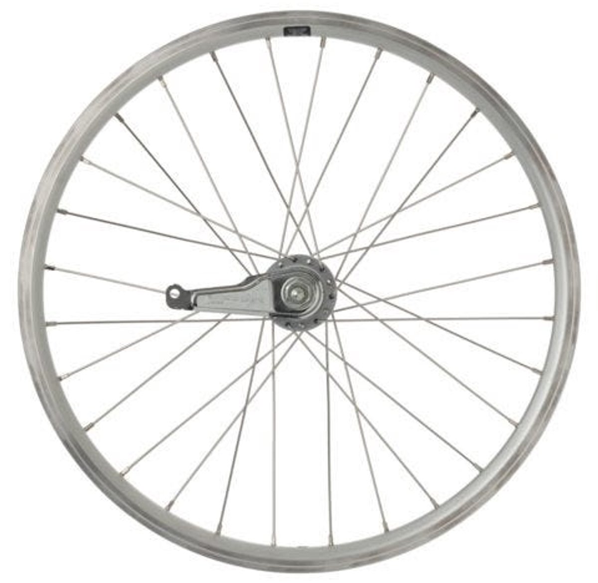 CORDO Achterwiel 20x1.75 - Mach1 ER10 Velg - 28 Spaaks - 110mm - Shimano Remnaaf - Zilver