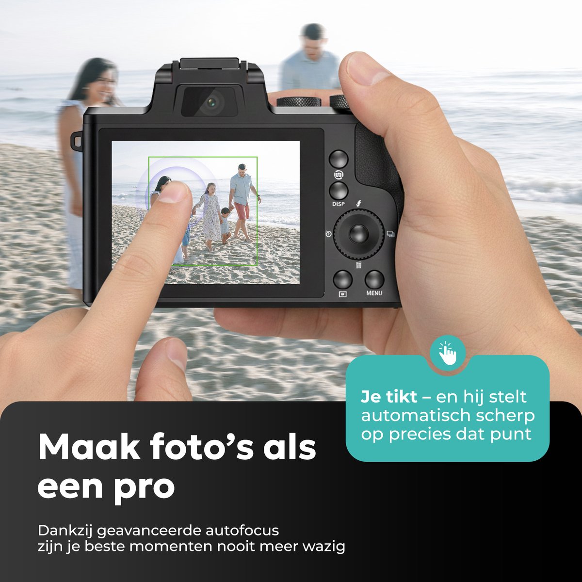 Kiekz Fotocamera 88MP - Compactcamera met 16x Digitale Zoom thumbnail 2