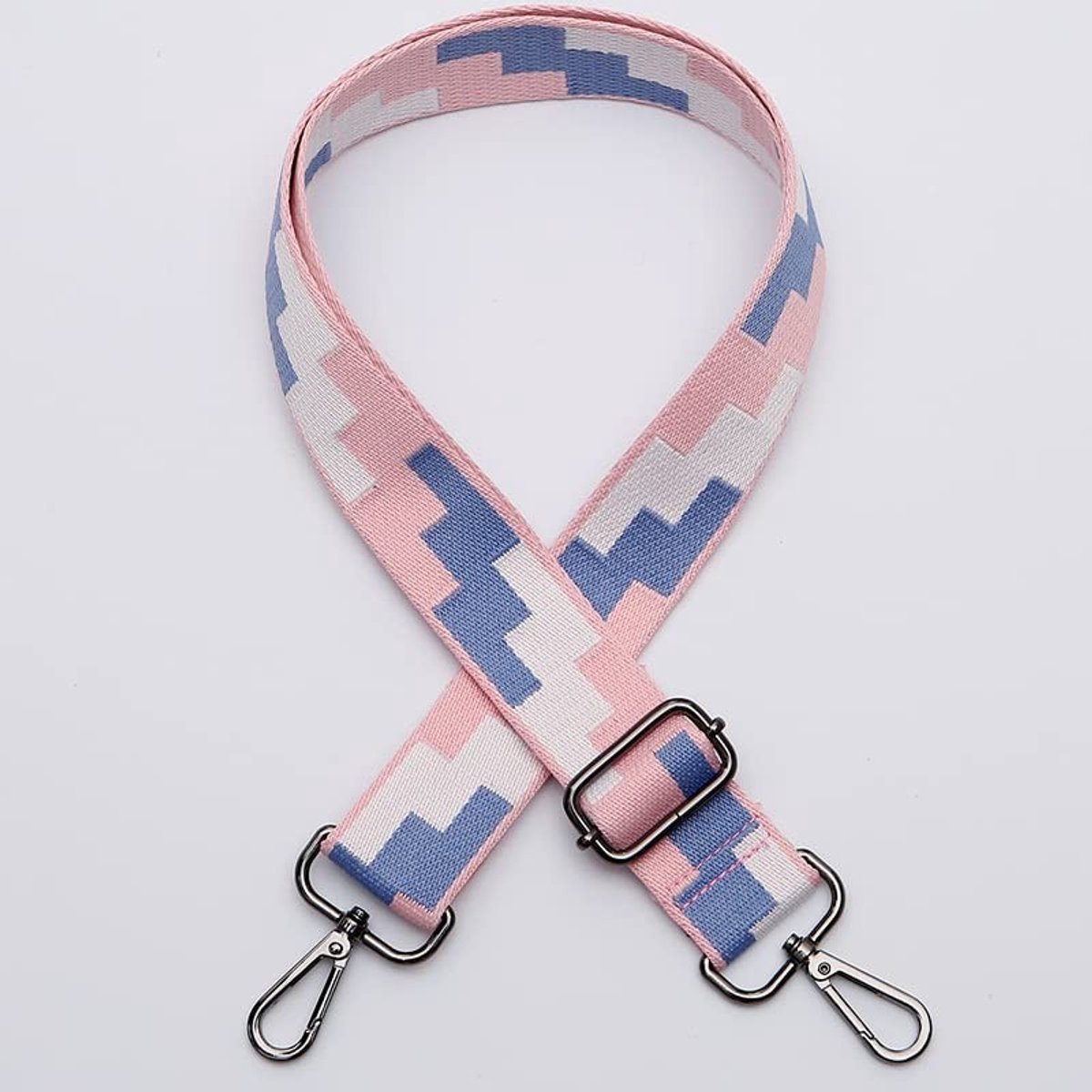 Dailygoods- Schouderriem Verstelbaar 80-140 cm - Brede Tasriem - Schouderband voor Tas - Schouderriem met Karabijnhaak - Duurzaam Nylon - Comfortabel en Stevig