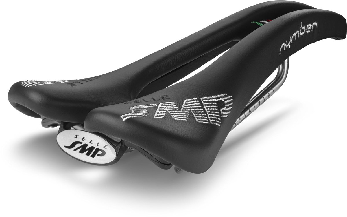 SnelShoppen - SMP Nymber Zadel Uniseks Volwassenen Zwart Eén Maat Comfortabel Fiets Zadel Voor Dagelijks Gebruik, Perfect Voor Fietstochten