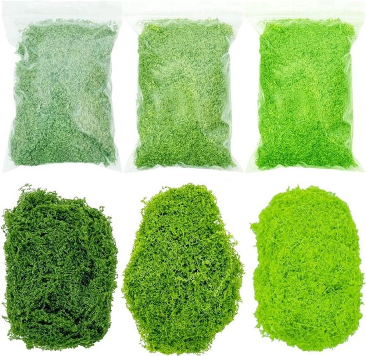 Natuurlijke Kunstgras Planten, Nepplantengras voor Potplanten, Decoratieve Mos voor Tuinprojecten, Bloemstukken en Feestelijke Decoraties