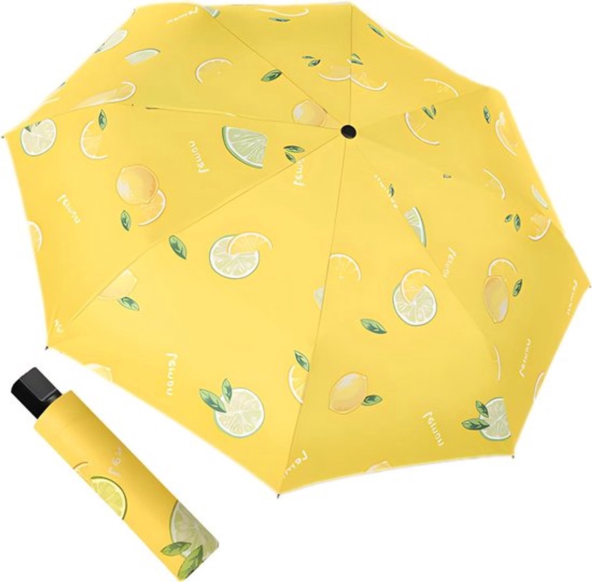 Vouwbare Reisparaplu voor Dames, Compacte UV-bescherming, Ideaal voor Zon en Regen, Handzaam en Lichtgewicht