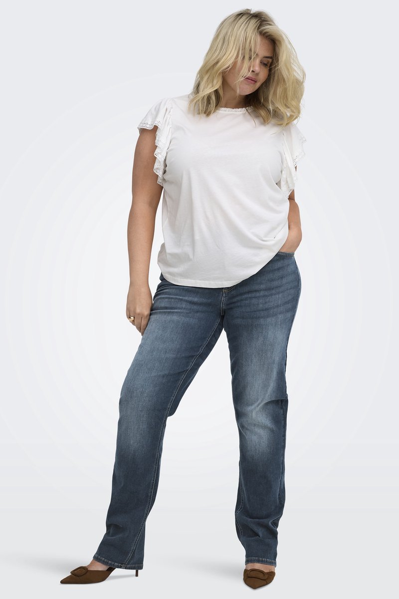 ONLY CARMAKOMA - CARWILLY HW STRAIGHT DNM DOT529 NOOS Dames Jeans