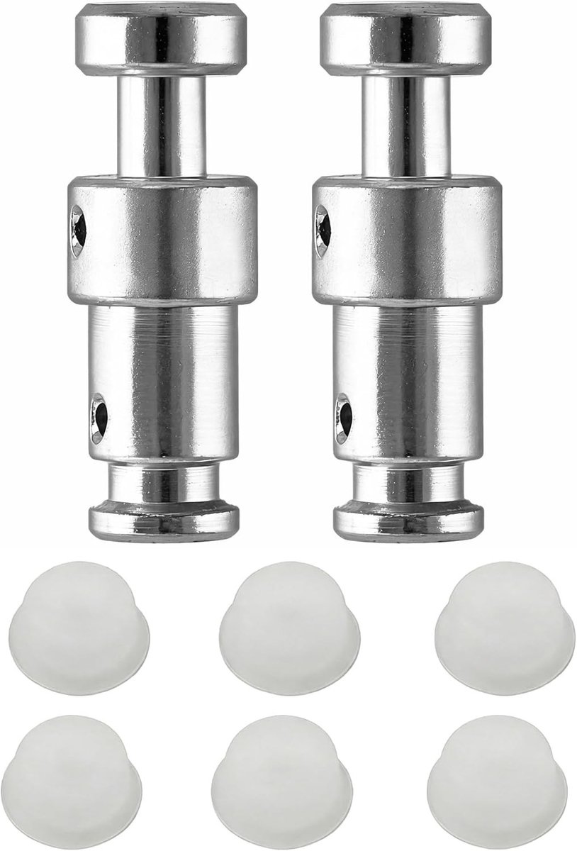 2 Stuks Vervangende Drijverkleppen voor Hoge Druk met 6 Afsluitringen voor Multikookpannen 3-8 Qt