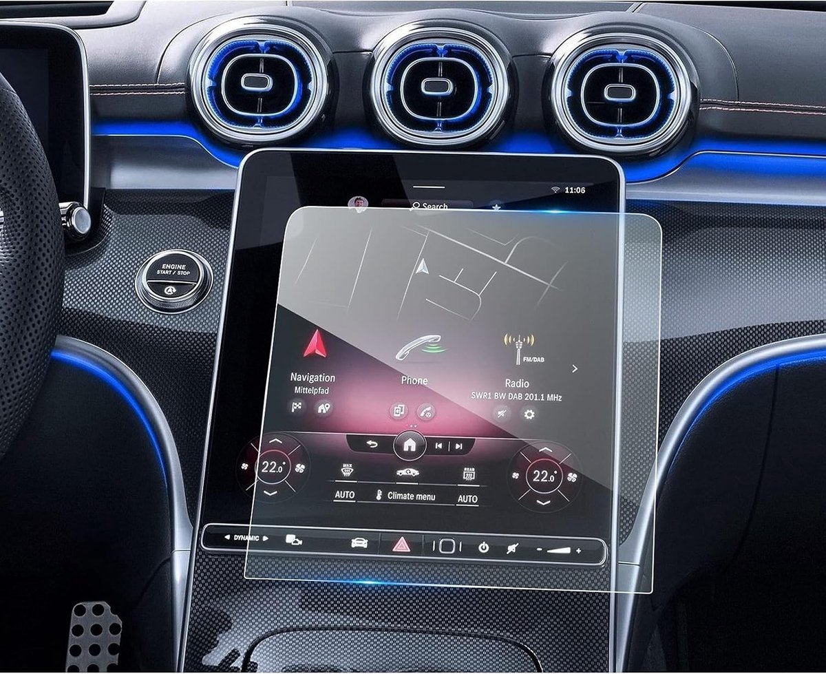 Navigatiebeschermfolie voor W206 C-Klasse - 11,9 inch GPS scherm, krasbestendig en duurzaam autotoebehoren