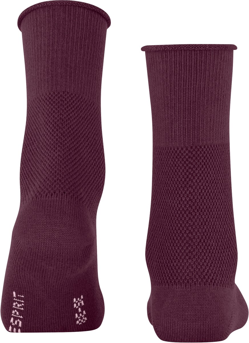 Esprit Bold Knit gedessineerd katoen wol sokken dames rood - maat 35-38