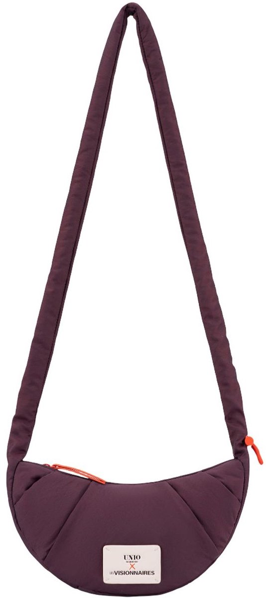 Unio Hamburg x Les Visionnaires schoudertas Puffy Unio Vancouver Dark Wine (rood)paars