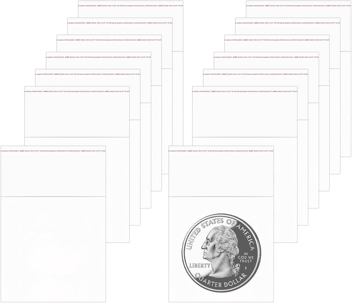 Transparante Cellofaanzakjes 3.8cm x 3.8cm - 200 Stuks - Ideaal voor Snoep, Cookies, Sieraden en Geschenken - 50µm Dikte