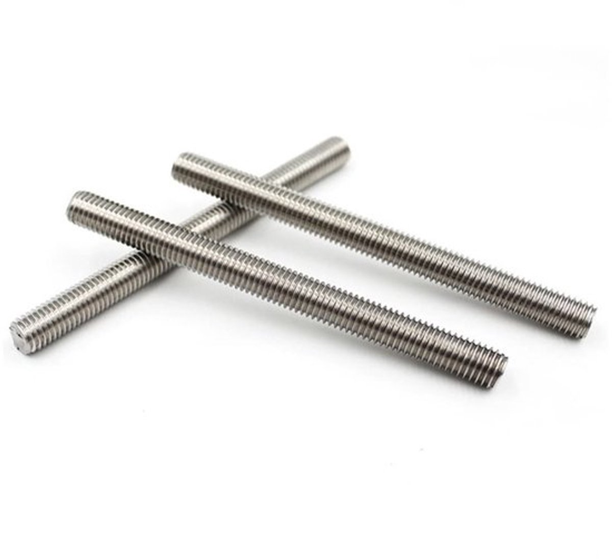 Draadstangen Roestvrij Staal - Volledige Draad - Bevestigingsklussen - Corrosiebestendig Materiaal - M3x16mm - Zilverkleurig