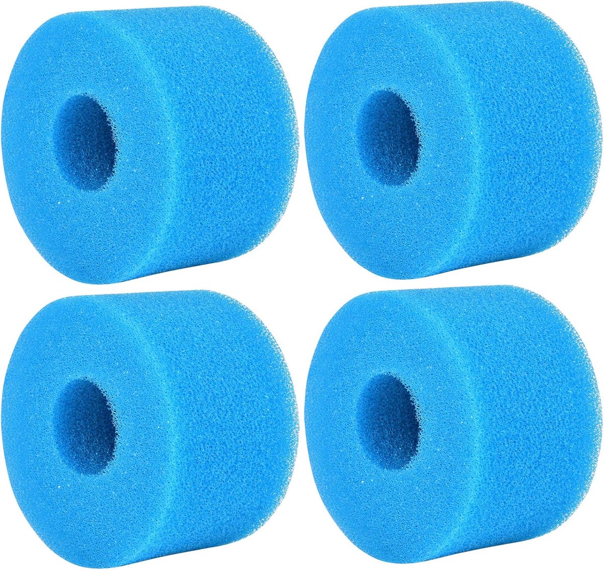 4 stuks Type S1 filterspons, schuimfilterpatroon, zwembadfilterschuim, herbruikbaar en wasbaar, schuimfilter geschikt voor spa, zwembad