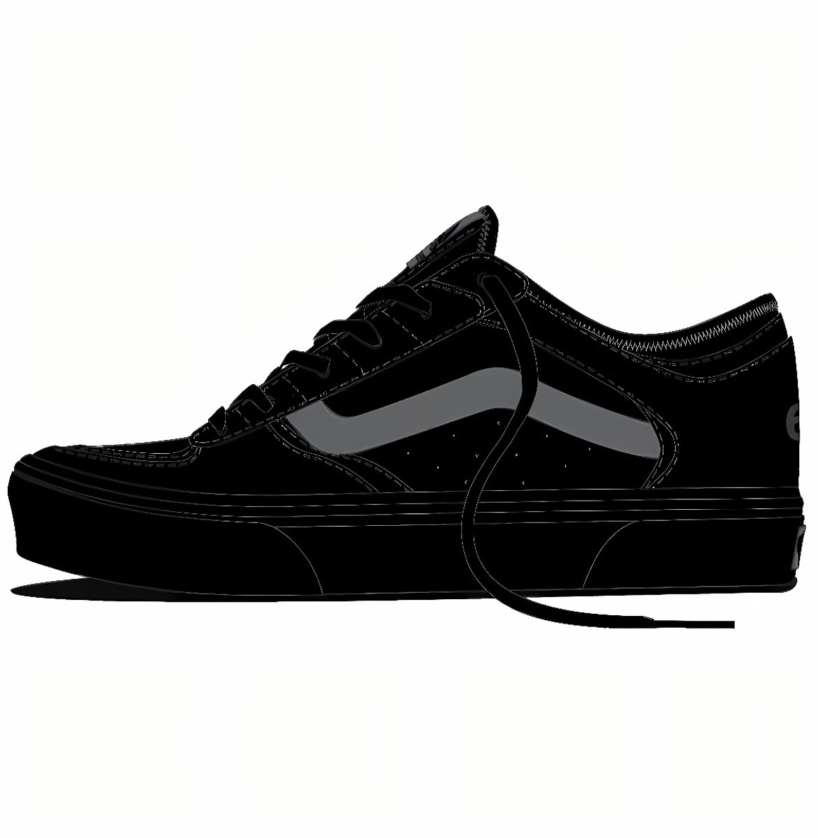 Vans Lifestyle-sneaker voor kinderen Jn Rowley Classic 000E52 Zwart