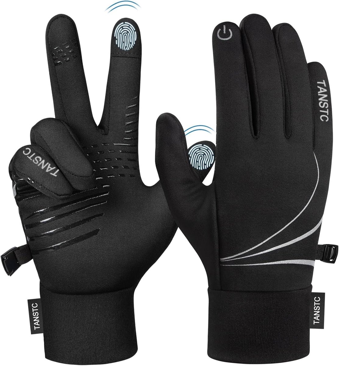 SnelShoppen - Winterhandschoenen Thermisch voor Heren en Dames - Touchscreen Fietshandschoenen - Antislip Skihandschoenen - Ademend en Elastisch voor
