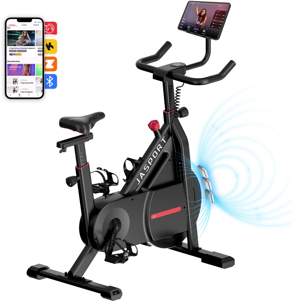 JASPORT C3 Slimme spinningfiets