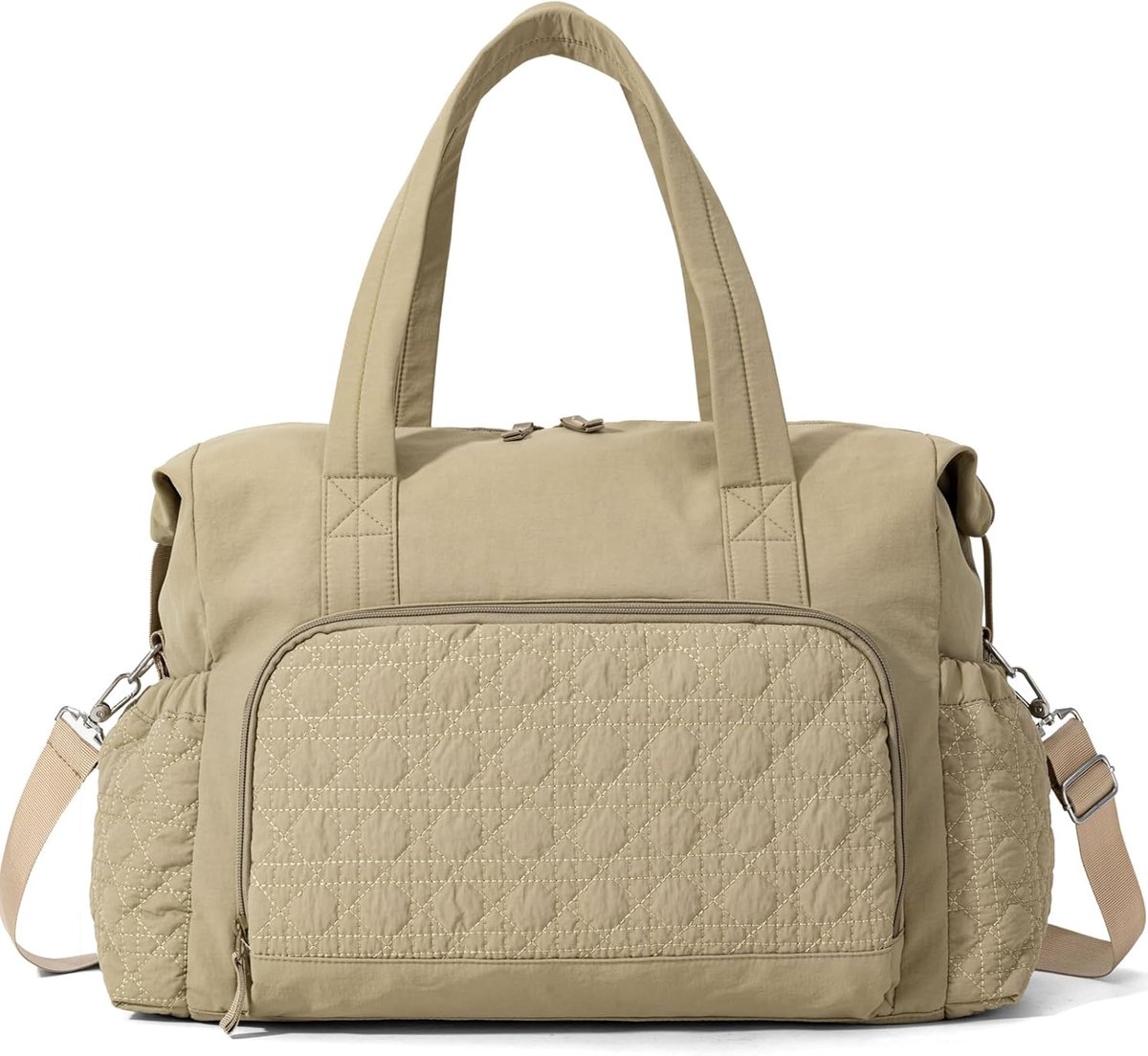 SnelShoppen - Suweir Sporttas Dames 45 Liter - Waterdichte Weekendtas met Schoenenvak, Nat Vak, Duffle Bag voor Gym, Fitness, Reizen, Zwemmen, Sauna e