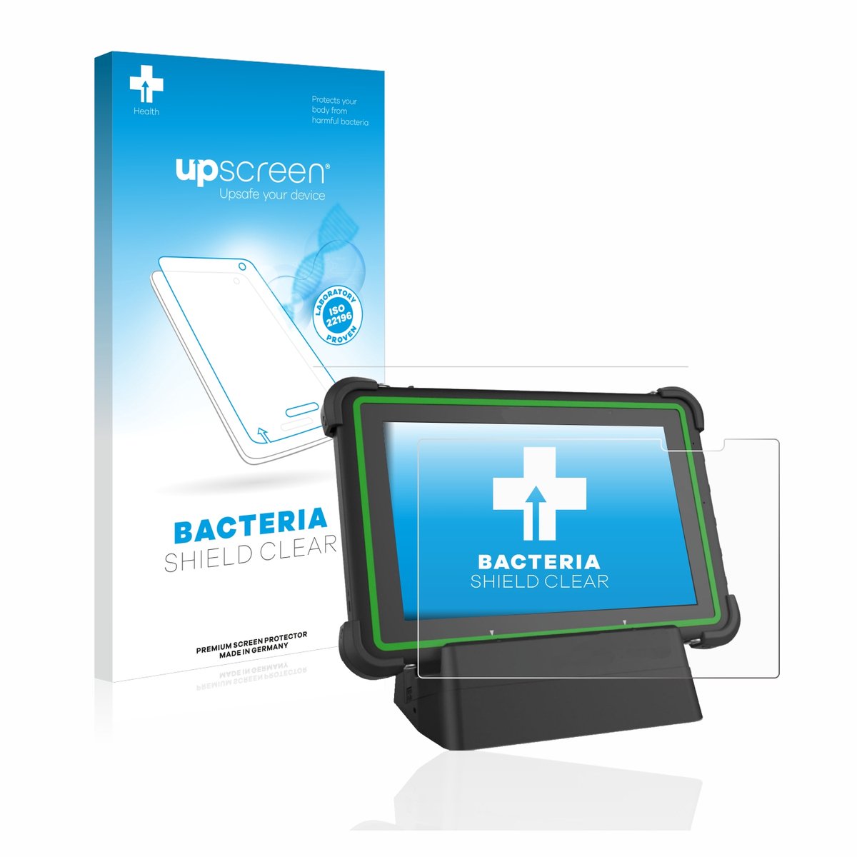 upscreen - Screenprotector voor Hella Gutmann Mega Macs X (tablet) - Folie Beschermfolie transparant antibacterieel