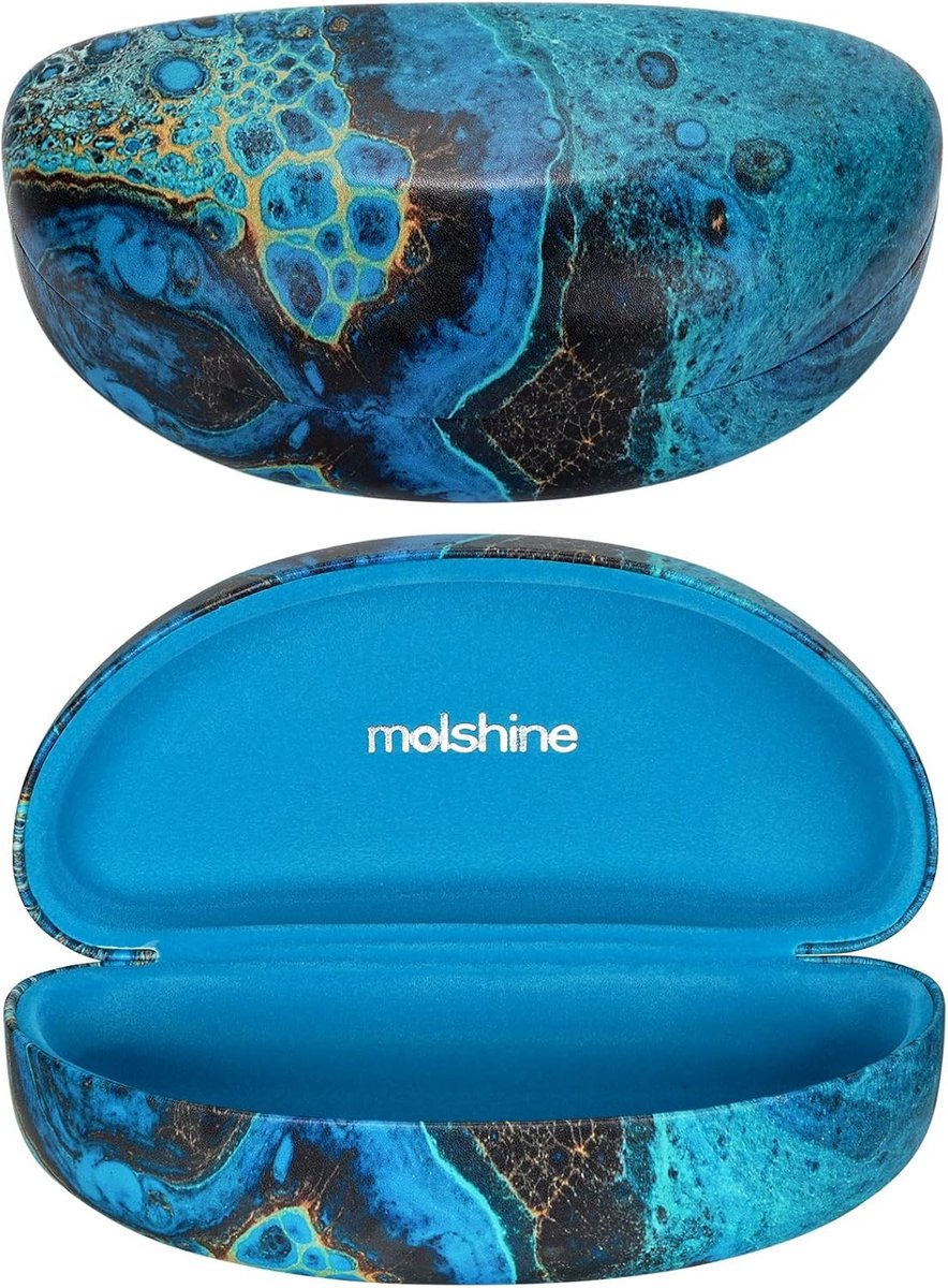 Zonnebril etui extra groot - hard shell - klassiek ontwerp - veilig opbergen - SnelShoppen