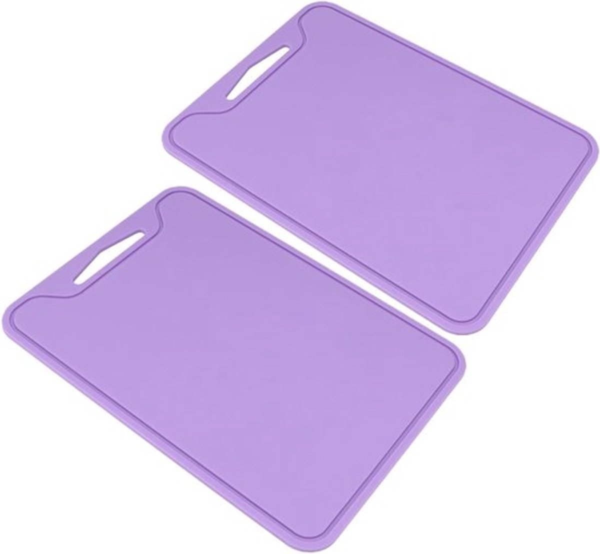 Set van 2 Flexibele Snijplanken van Silicoon, Antislip, 30 x 22 cm, Ideaal voor Keuken, Snijden en Voorbereiden van Voedsel