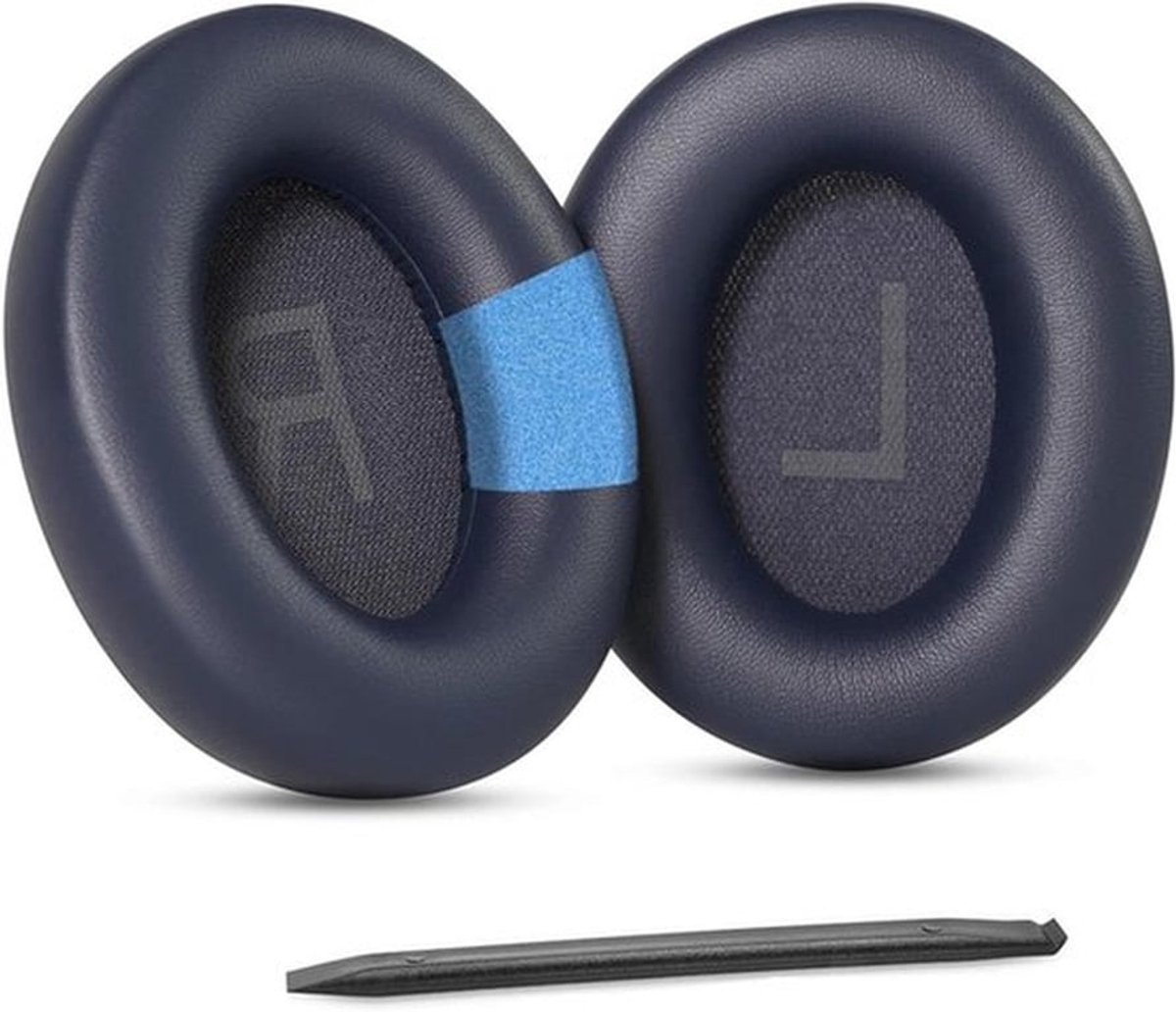 Oorkussens Vervanging voor Over-Ear Hoofdtelefoon - Zachte Oorkussens in Blauw - Compatibel met verschillende modellen