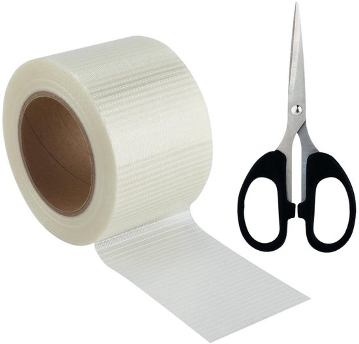Luifelreparatietape van zware glasvezel voor tenten en campers (80 mm x ...)
