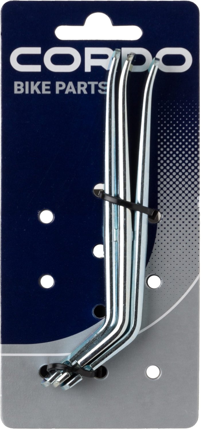 CORDO Bandenlichters - Set van 3 - Metaal - Fietsbandenlichter - Zilver