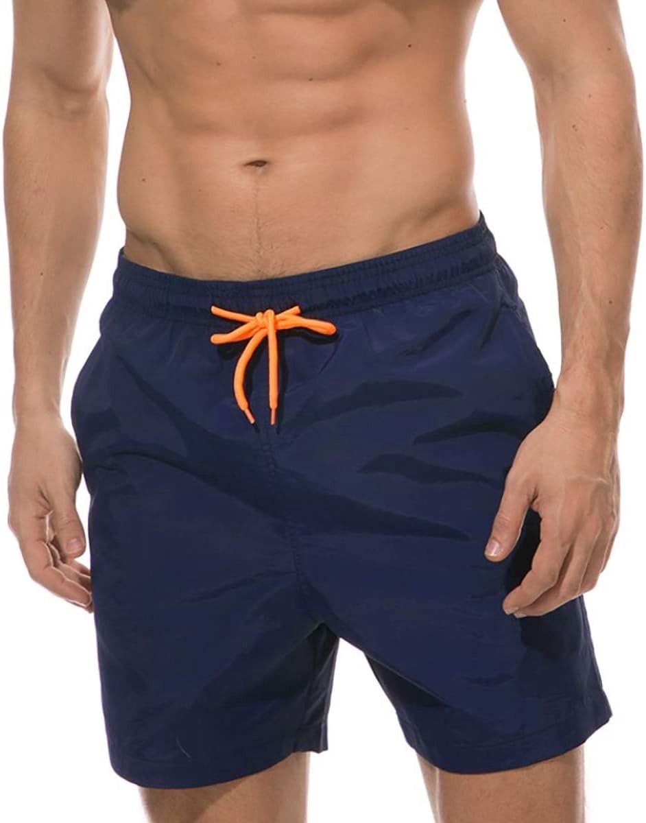 Heren Strandshorts voor Zwemmen, Training en Casual Gebruik - Ademend, Met Trekkoord en Mesh Voering