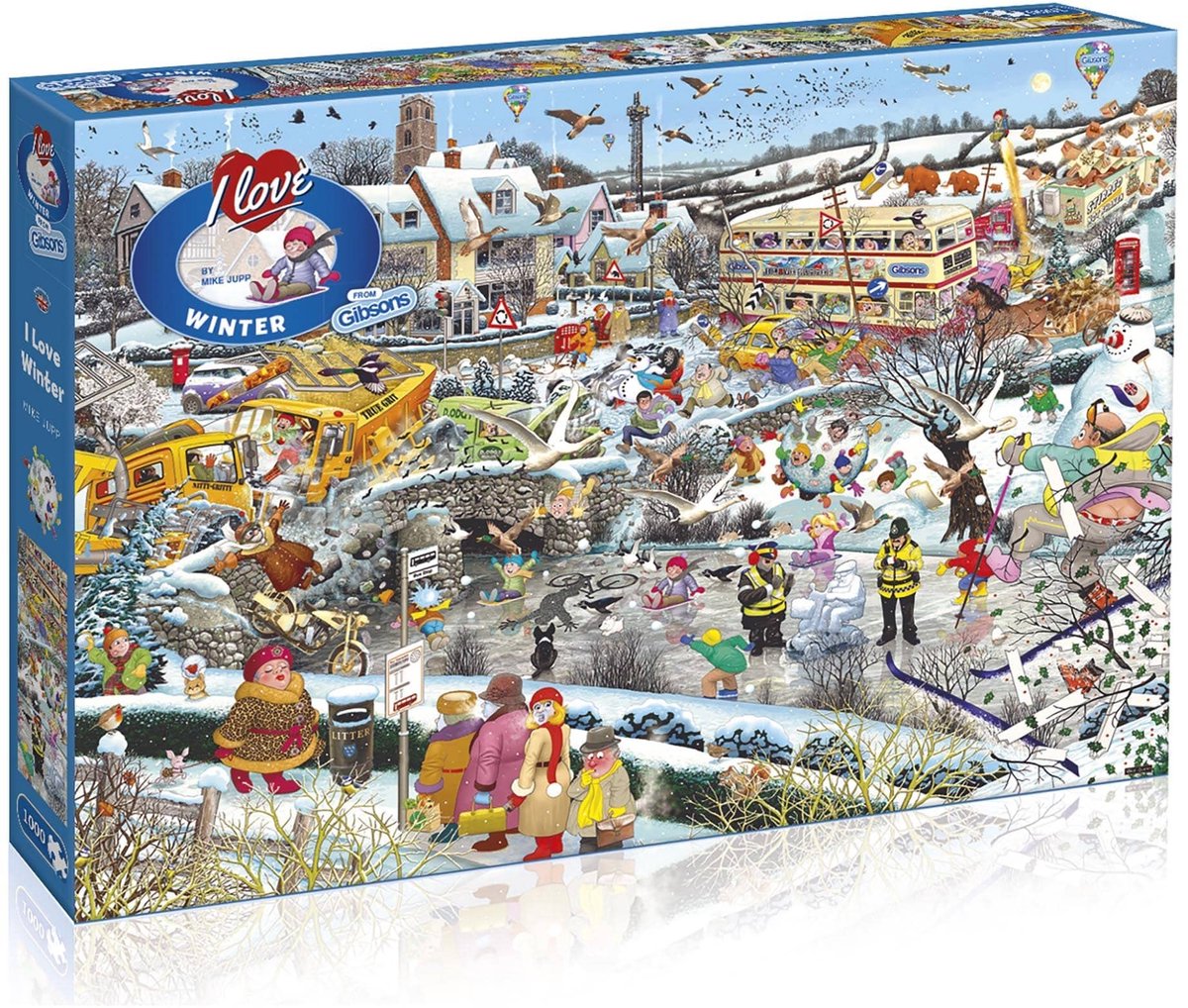 Solidchoice - I Love Winter Legpuzzel, 1000 Stukken