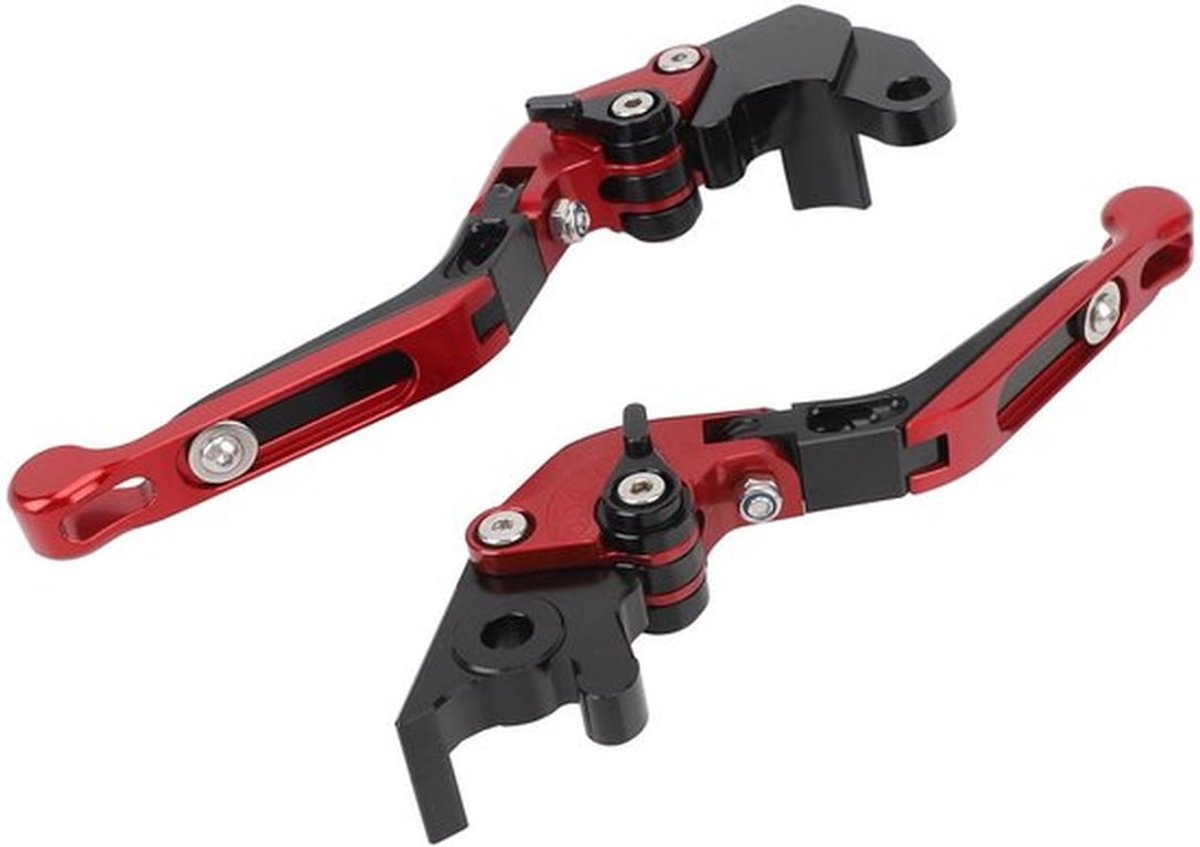 Remhendel CNC Aluminium - Verstelbare Hoek - Motorfiets Remhendel - Compatibel met YZF R125 2014-2022 - MT-125 2014-2022 - Comfortabele Grip - Motorfietsremhendel