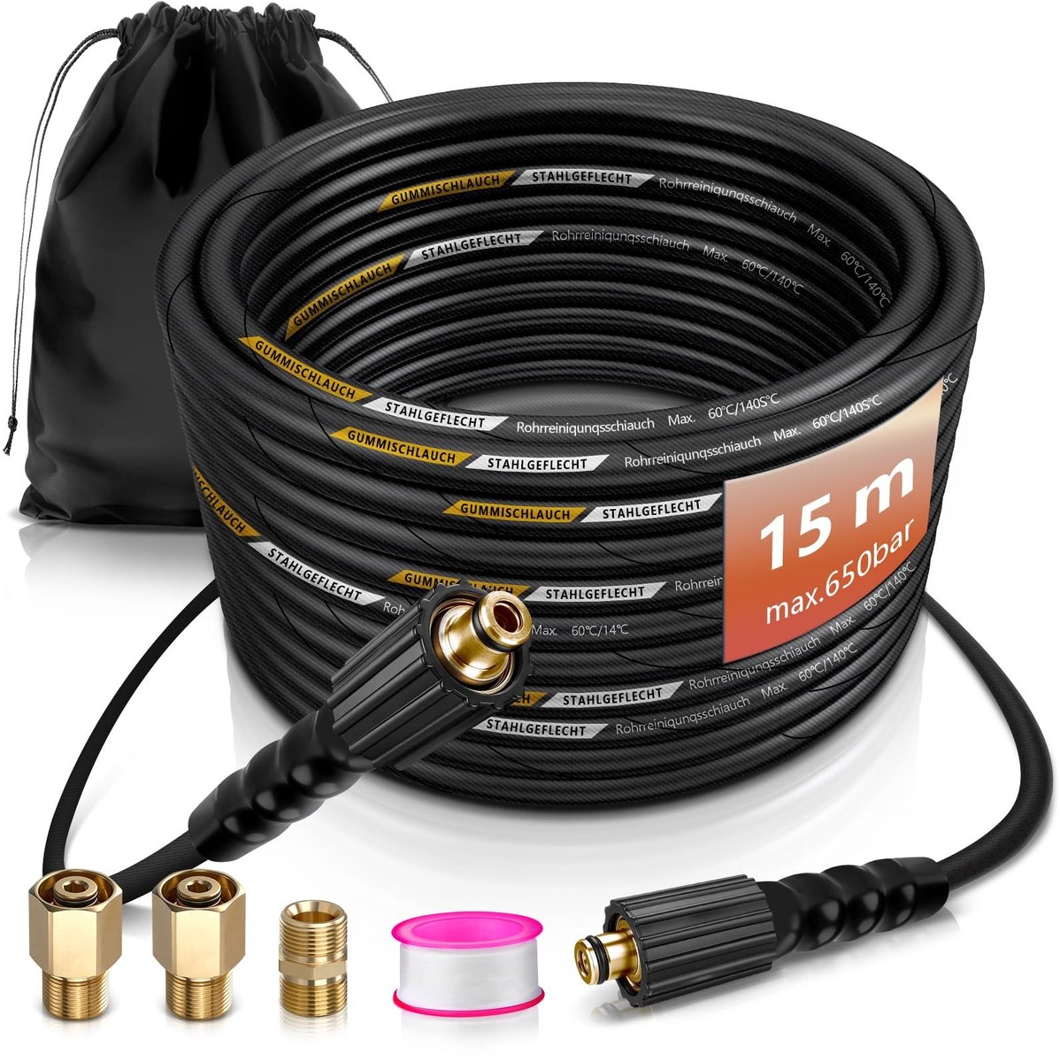 Solidchoice - Pijpenreinigingsset van 15m