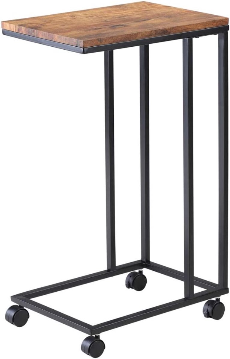 KIRA® Bedtafel - Laptoptafel - Mobiel Bedtafeltje voor Bank & Bed - Bruin - 35cm x 50cm x 70cm