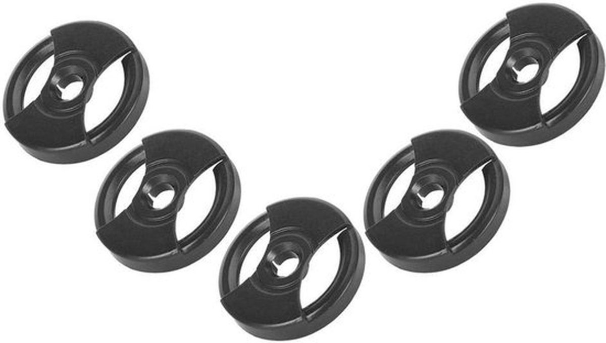 Plastic Record Adapter - Muziek Accessoires - 5 Stuks - Traditionele Grammofoon - Ideaal voor Platenverzamelaars - Geschikt voor Vinyl