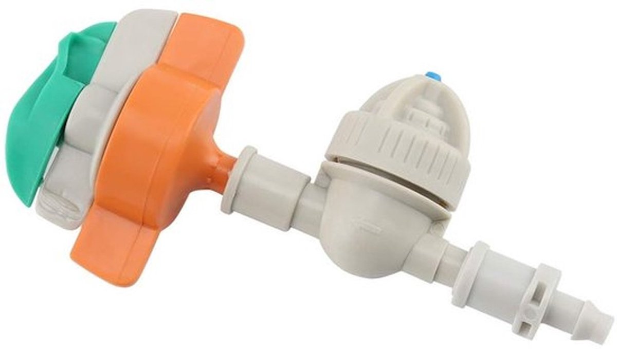 Sproeier Antidruppel - Roterende Sproeier - 5-delige Set - Drip-tuinirrigatiesysteem - Spuitdiameter 4-6m - Werkdruk 1,5-2,8 kg - Tuinsproeier