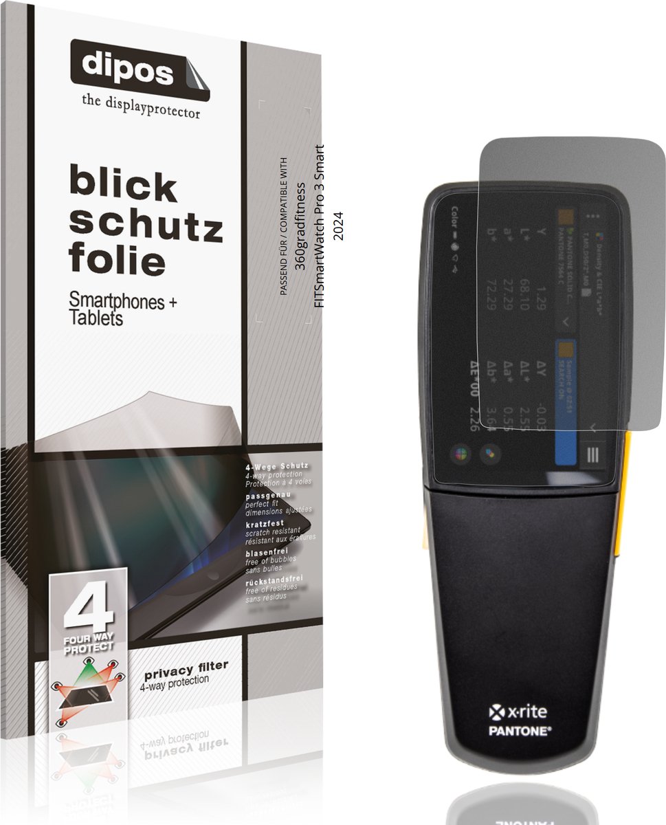 dipos – Matte Privacy Screenprotector geschikt voor exact 2 | Anti-Spy Beschermfolie