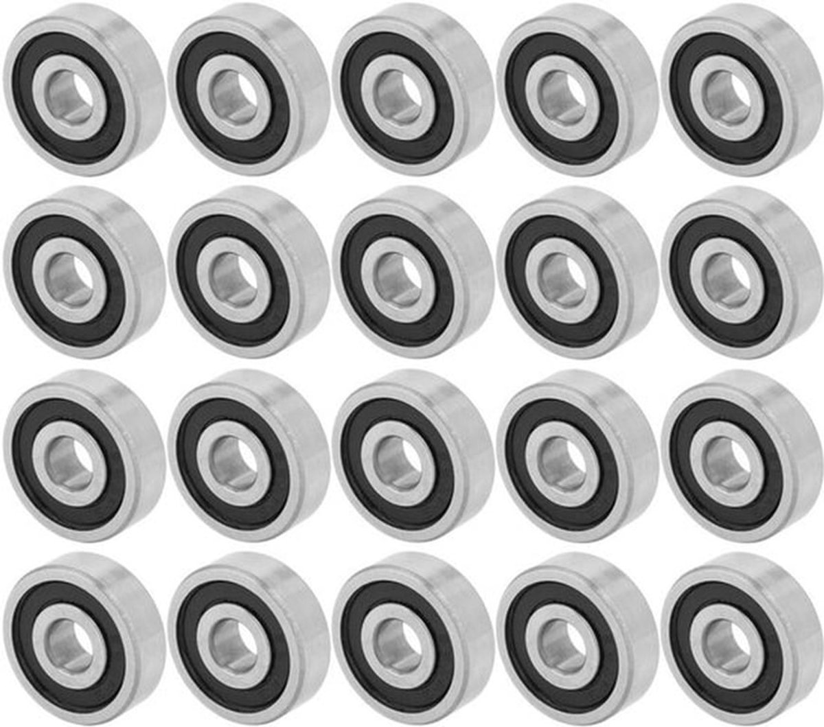 20 stuks 625RS - Metaallager - Rubberafdichting - Diep-groef kogellagers - 16mmx5mmx5mm - Hoge Kwaliteit - Duurzaam