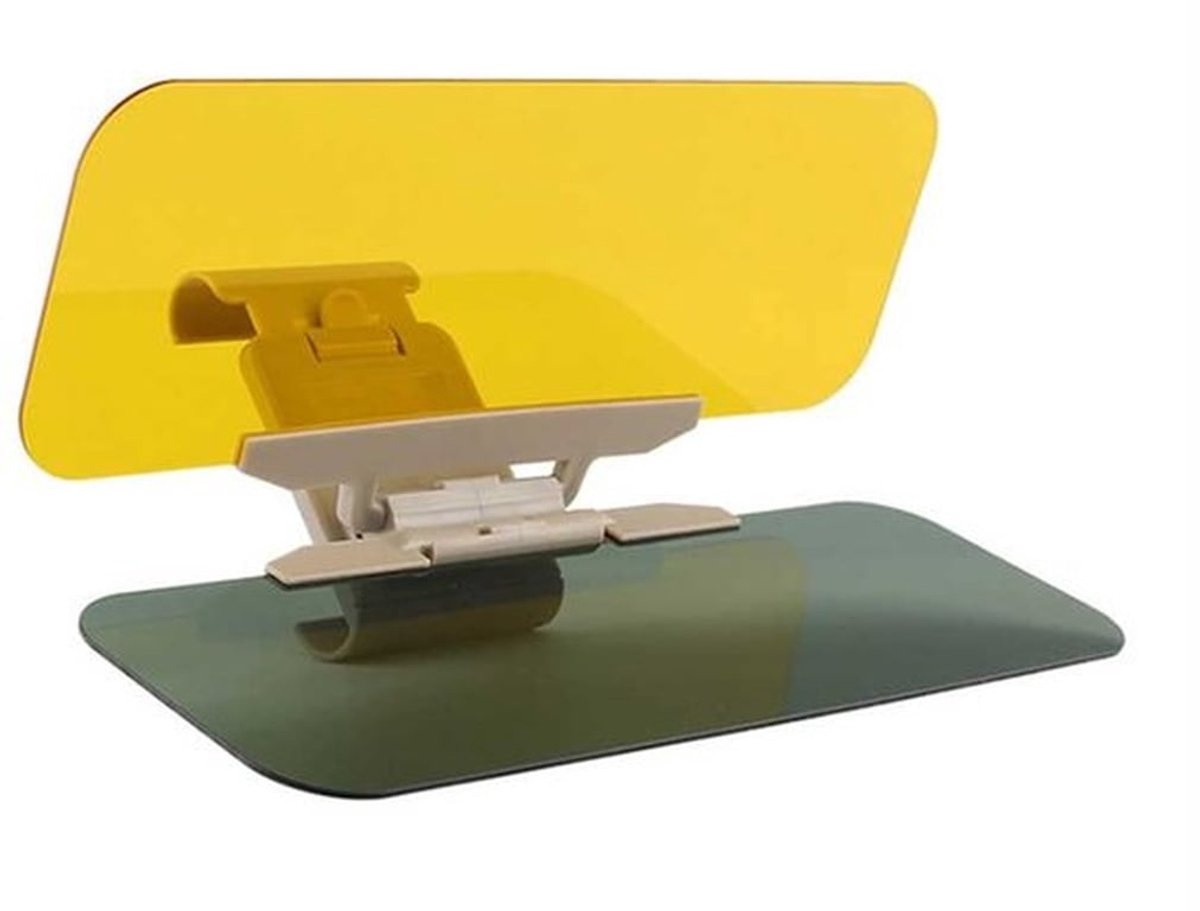 Zonneklepverlenger Auto - Dag- en Nachtzonneklep - Zonnescherm Auto - Vermindert Schittering - Geschikt voor 115-190 mm - Duurzaam PP/TPR Materiaal