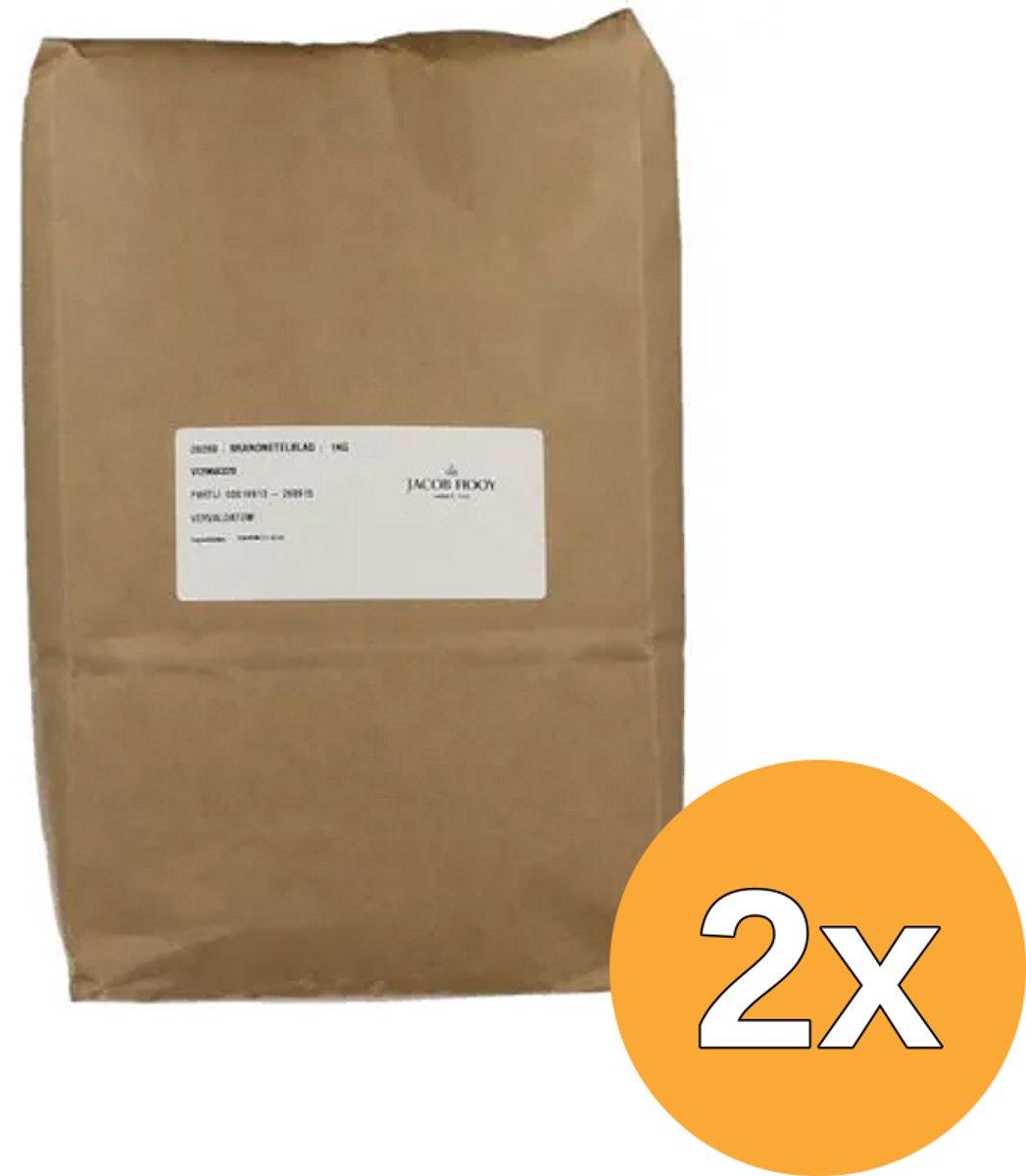 2x Jacob Hooy Brandnetelblad Gesneden (1000 gr)